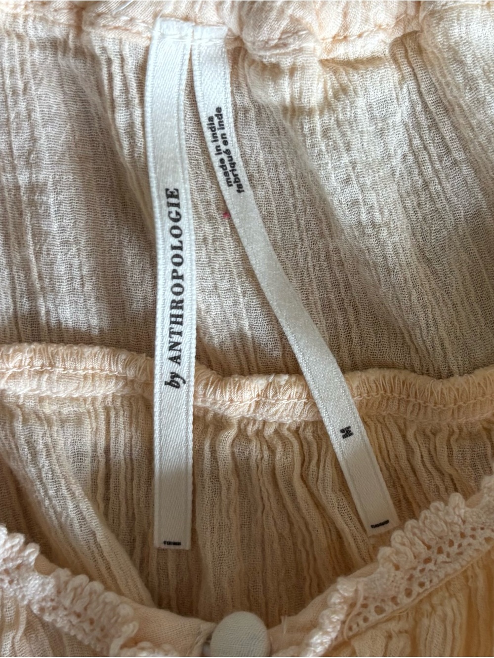 Anthropologie Soft Orange/Peach Ombré Tiered Maxi Dress—PLEASE READ - Picture 3 of 9
